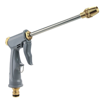 compare product High Pressure Water Hose Nozzle Long Spray Attachment Suitable For Garden Hose & Car Wash