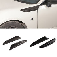 Black Side Fender Fin Vent Trim Suitable For Toyota 86 2012-2020 / Subaru BRZ 2012-2020