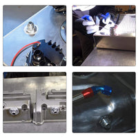 {{ AN10 Male Aluminium weld on JIC bungs x 2 fitting -10AN JXSS032-10-A }} - Buy Car Parts Online at {{ Kaka Auto Parts }}.