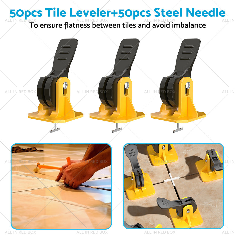 {{ 50PCS Tile Levelling Spacer Tiling Tool Leveling System Clips Floor Wall Wrench }} - Buy Car Parts Online at {{ Kaka Auto Parts }}.