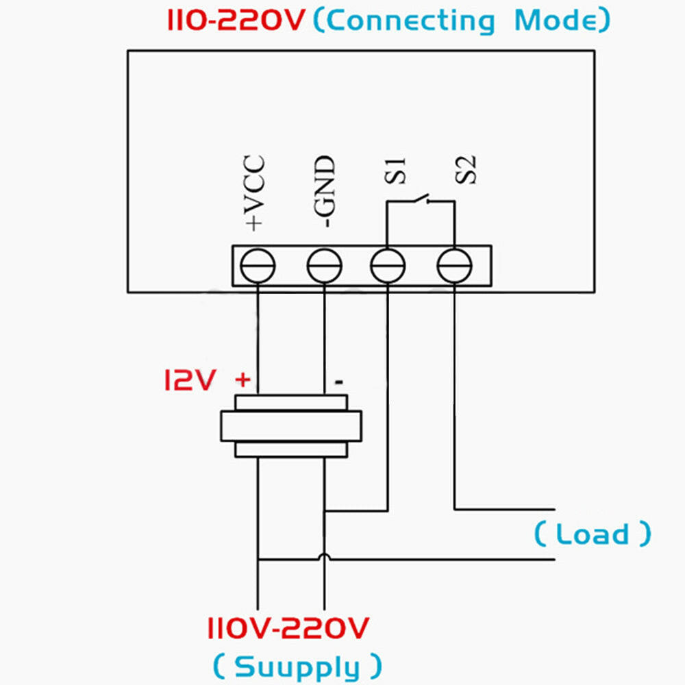 12V Intelligent Digital Temperature Controller Thermostat Switch with Temp Control