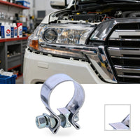 Narrow Band Clamp 1.75 Inches Suitable for Exhaust Pipe 2 Pack MT012001 - BG1