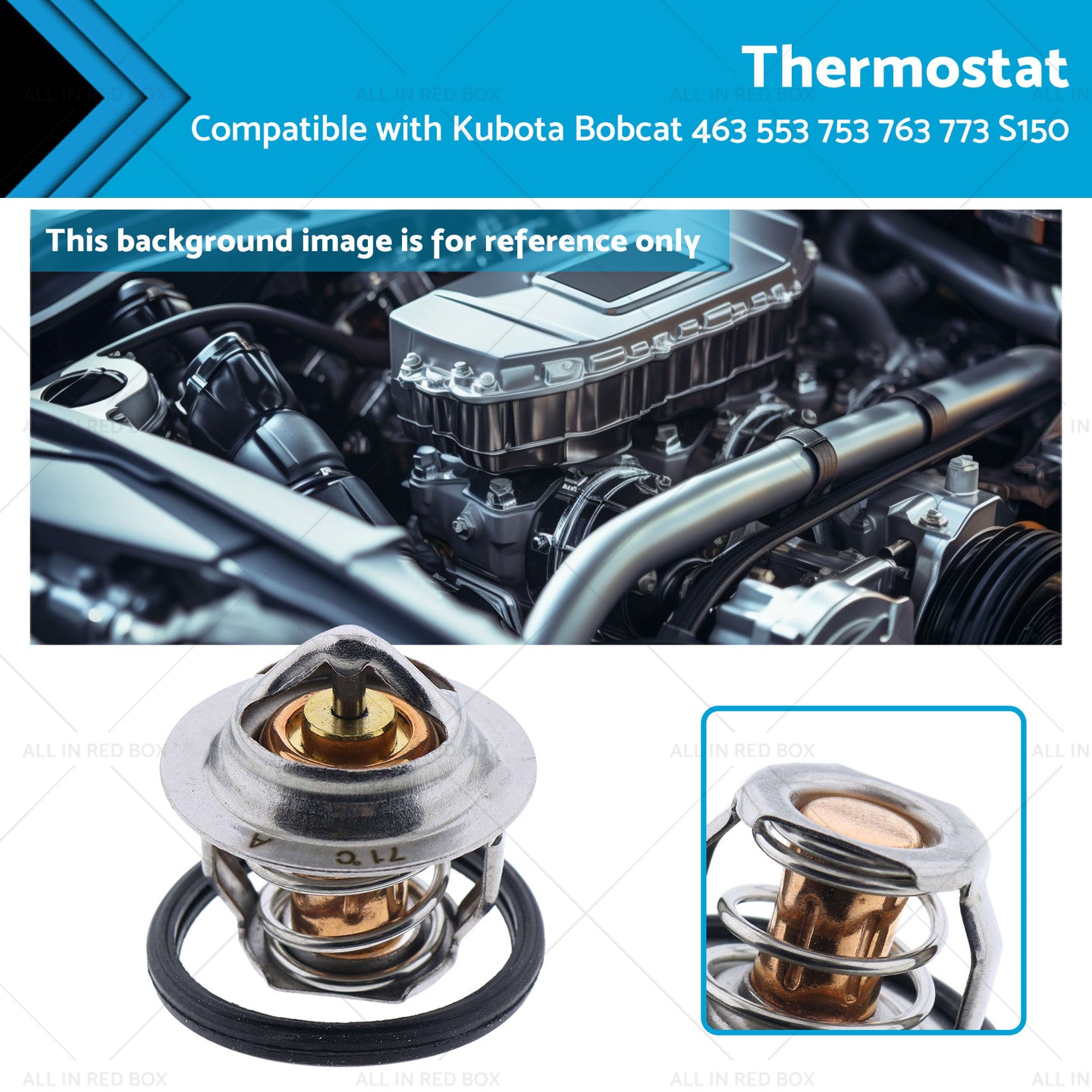 {{ 3918235 6653948 Thermostat Suitable for Kubota Bobcat 463 553 753 763 773 S150 }} - Buy Car Parts Online at {{ Kaka Auto Parts }}.