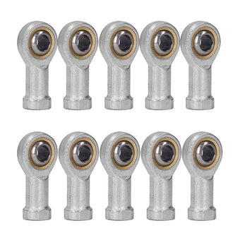 compare product 10x Zinc 6mm Female Spherical Plain Rose Joint Bearings Suitable For Left-Hand Threaded Applications