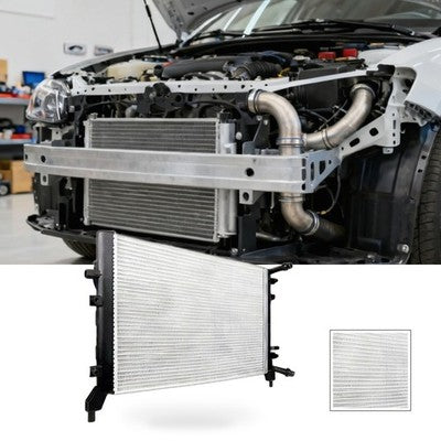 {{ Radiator Suitable for Skoda Octavia II 1Z 1.2 TSI 1.4 TSI Auto Manual 2004-On }} - Buy Car Parts Online at {{ Kaka Auto Parts }}.