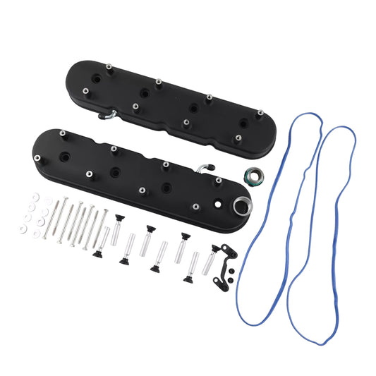 Cast Aluminium Valve Cover with Coil Mounts Suitable for LS LS1 LS2 LS3 LS6 LS7 Engine Valve Cover Black