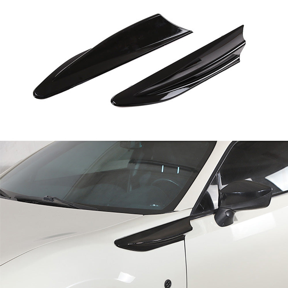 Black Side Fender Fin Vent Trim Suitable For Toyota 86 2012-2020 / Subaru BRZ 2012-2020