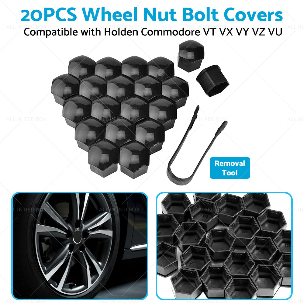 {{ 20PCS 19mm Wheel Nut Lug Bolt Covers Caps Suitable for Holden Commodore VB to VZ }} - Buy Car Parts Online at {{ Kaka Auto Parts }}.