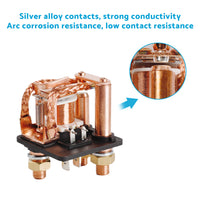 12V DC 250A Continuous Relay Heavy Duty 5 Pin Power Switch for Truck Boat Marine