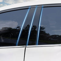 4x Black Pillar Post Cover Trims Suitable For Dodge Ram 1500 Crew Cab / Quad Cab 2009-2018