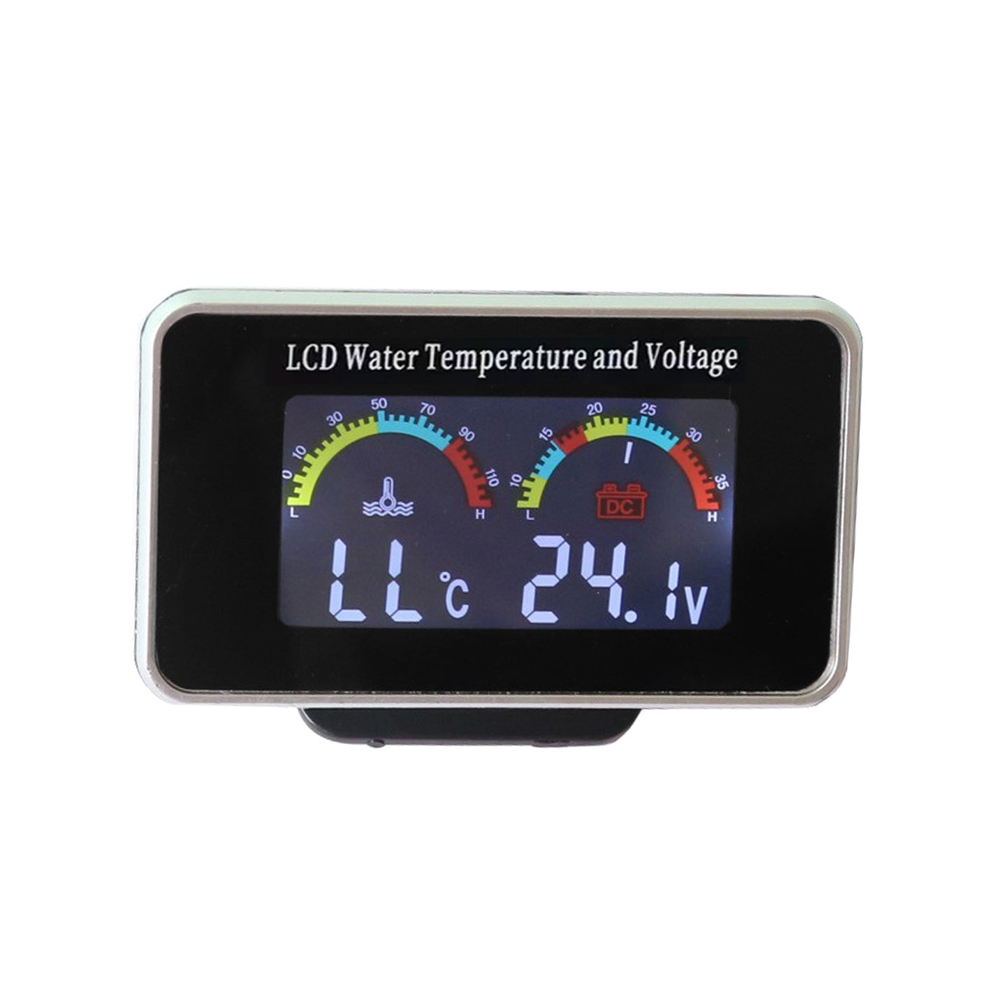 {{ 2 In1 Car Digital LCD Water Temperature Meter Voltmeter Gauge 12V/24V Display }} - Buy Car Parts Online at {{ Kaka Auto Parts }}.
