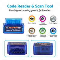 {{ OBD2 II Bluetooth Car Scanner Torque Suitable For IOS Android CAN Auto Scan Tool }} - Buy Car Parts Online at {{ Kaka Auto Parts }}.