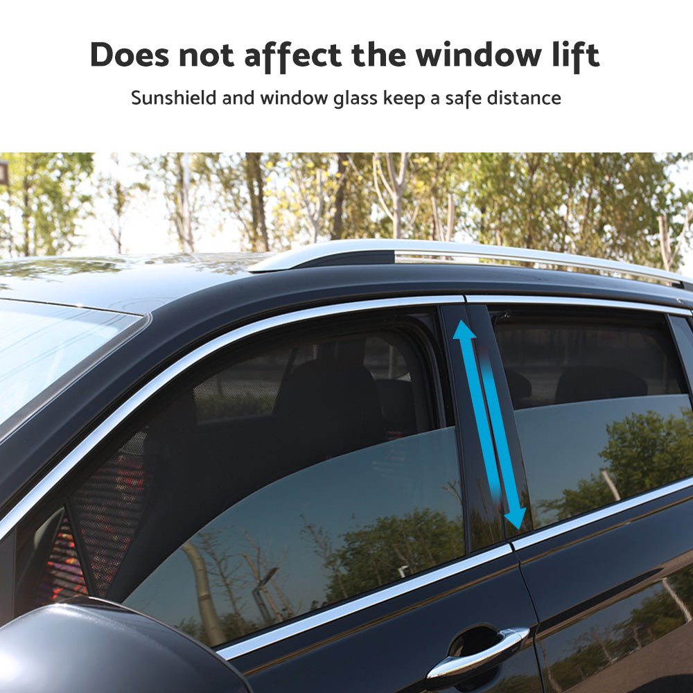 Magnetic Rear and Side Window Sun Shade Mesh Suitable For Toyota RAV4 2019-2023
