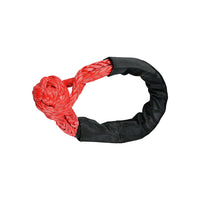 Recovery Pulley Kit Suitable For Winch Ropes 3/8 inch & 1/2 inch Soft Shackle Red & Black