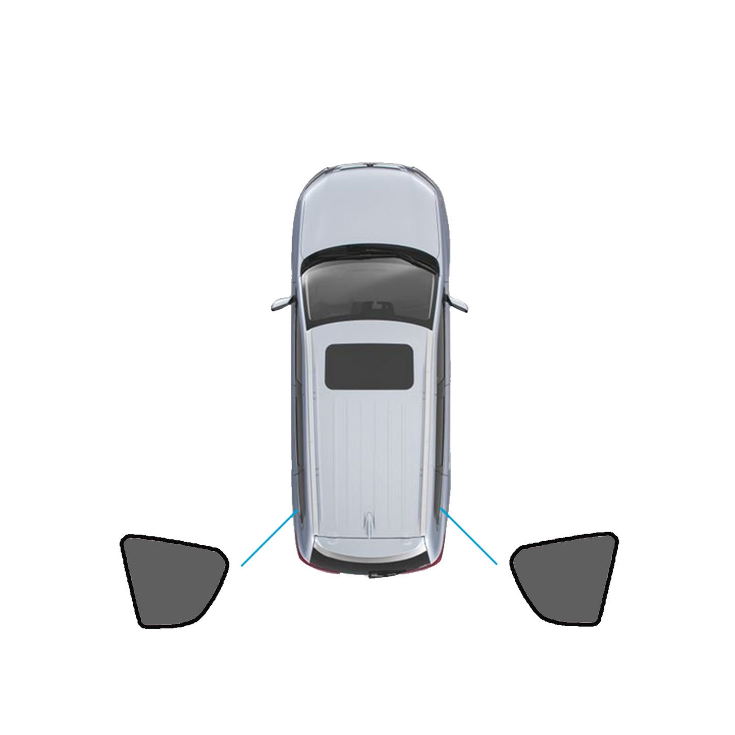 {{ Window Sunshade Magnetic Nylon Suitable For Toyota RAV4 2005-2012 }} - Buy Car Parts Online at {{ Kaka Auto Parts }}.