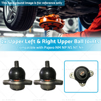 {{ 4010A056 2x Upper Front Ball Joints Suitable for Pajero NM NP NS NT NX 99-13 }} - Buy Car Parts Online at {{ Kaka Auto Parts }}.