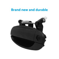 Front Left Outer Door Handle Black Suitable For Holden Barina TK Hatch 3 5 DR