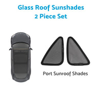 Front & Rear Sunroof Sun Shades Roof Protection Film Suitable For Tesla Model 3 2017-2021