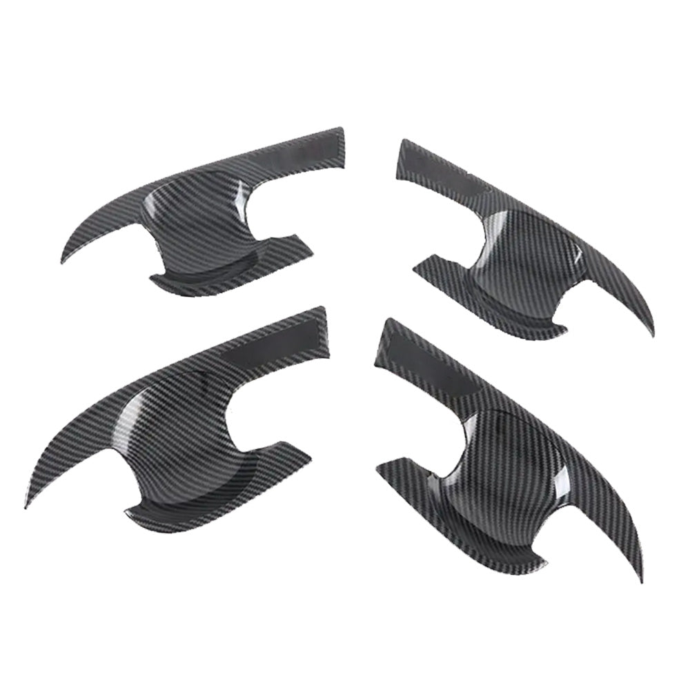 Carbon Fiber Door Handle Cover  and  Bowl Cup Surround Kit Suitable For Toyota Camry