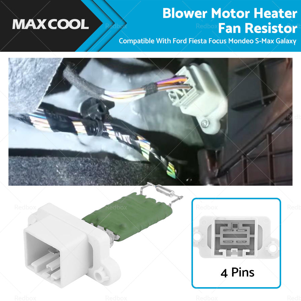 {{ Blower Motor Heater Fan Resistor Suitable For Ford Fiesta Focus Mondeo S-Max }} - Buy Car Parts Online at {{ Kaka Auto Parts }}.