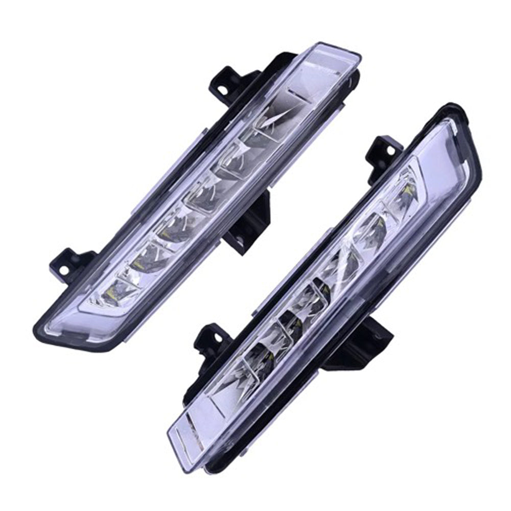 {{ DRL LED Daytime Running Light Pair Suitable for Renault Clio IV/Captur 2016–2019 }} - Buy Car Parts Online at {{ Kaka Auto Parts }}.