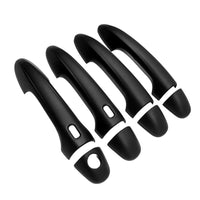 4x Door Handle Covers Matte Black Suitable For Toyota Hilux N80 2015-2021
