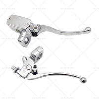 {{ 1inch Chrome Motorcycle Handlebar Hydraulic Brake Master Cylinder  and  Clutch Lever }} - Buy Car Parts Online at {{ Kaka Auto Parts }}.