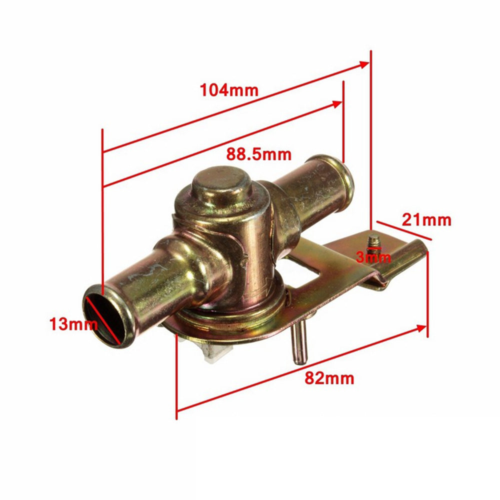 Heater Tap Valve Universal Cable Type Inline Suitable For Car Hot Rod 16mm (5/8in)