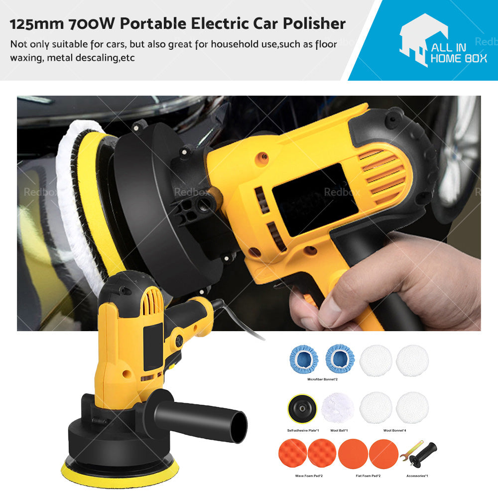 {{ 700W Electric Car Polisher 125mm Portable Polishing Machine Waxer Sander Buffer }} - Buy Car Parts Online at {{ Kaka Auto Parts }}.
