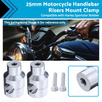 {{ 1inch Motorcycle Handlebar Risers Mount Clamp 25mm Suitable for Harley Sportster }} - Buy Car Parts Online at {{ Kaka Auto Parts }}.