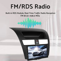 9'' Android 13 Head Unit Touchscreen GPS Bluetooth Suitable For Mazda BT50 12-19