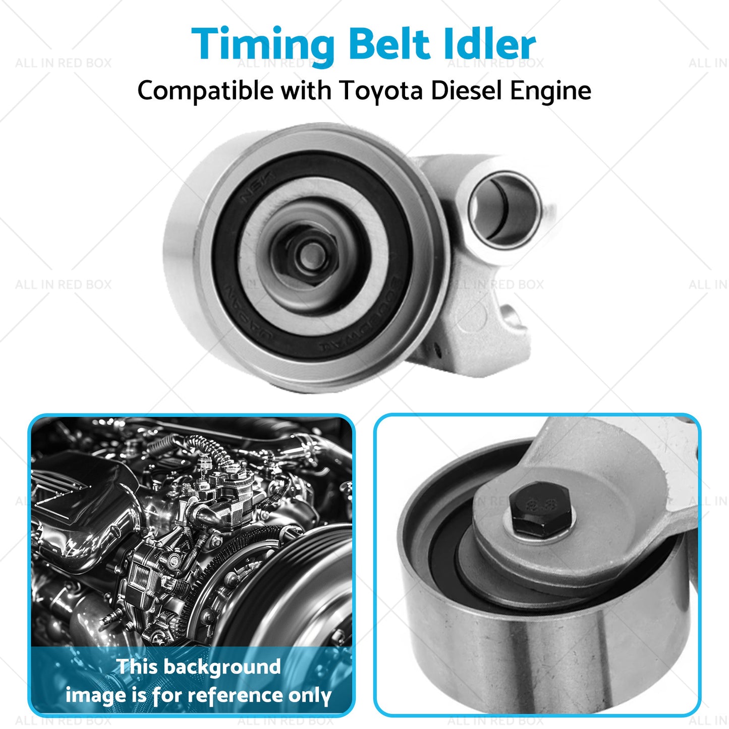 {{ 13505-67041 13540-67020 Timing Belt Idler Suitable for Toyota 1KD-FTV 2KD-FTV }} - Buy Car Parts Online at {{ Kaka Auto Parts }}.