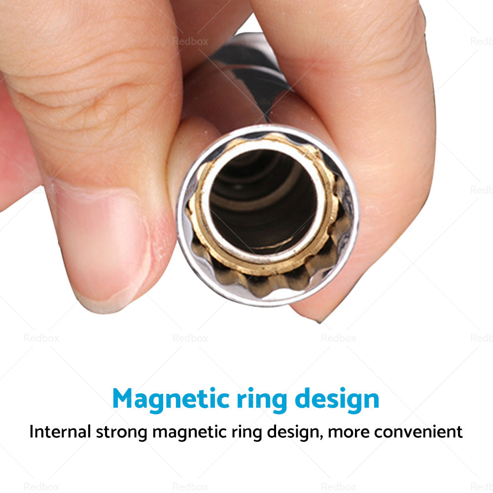 {{ 14/16 MM Thin Wall Magnetic Swivel Spark Plug Socket 12Point Removal Tools }} - Buy Car Parts Online at {{ Kaka Auto Parts }}.