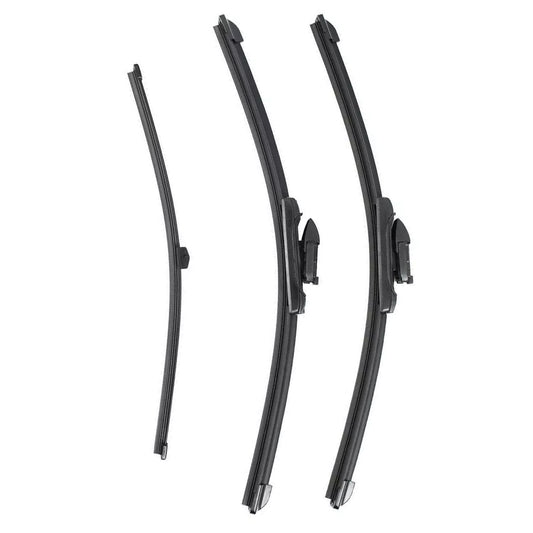 Wiper Blade Set 3pcs Suitable for Volkswagen Polo Hatch 2010–2017