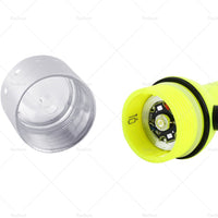 2x Waterproof Bright LED Scuba Diving Underwater Flashlight Torch Light Lamp Suitable For Diving & Outdoor Use