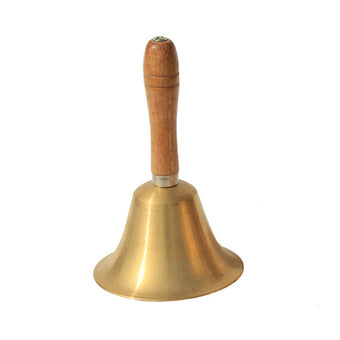 compare product Brass Hand Bell Loud Call Bell Handbell Desk Ringbell for Wedding Festival