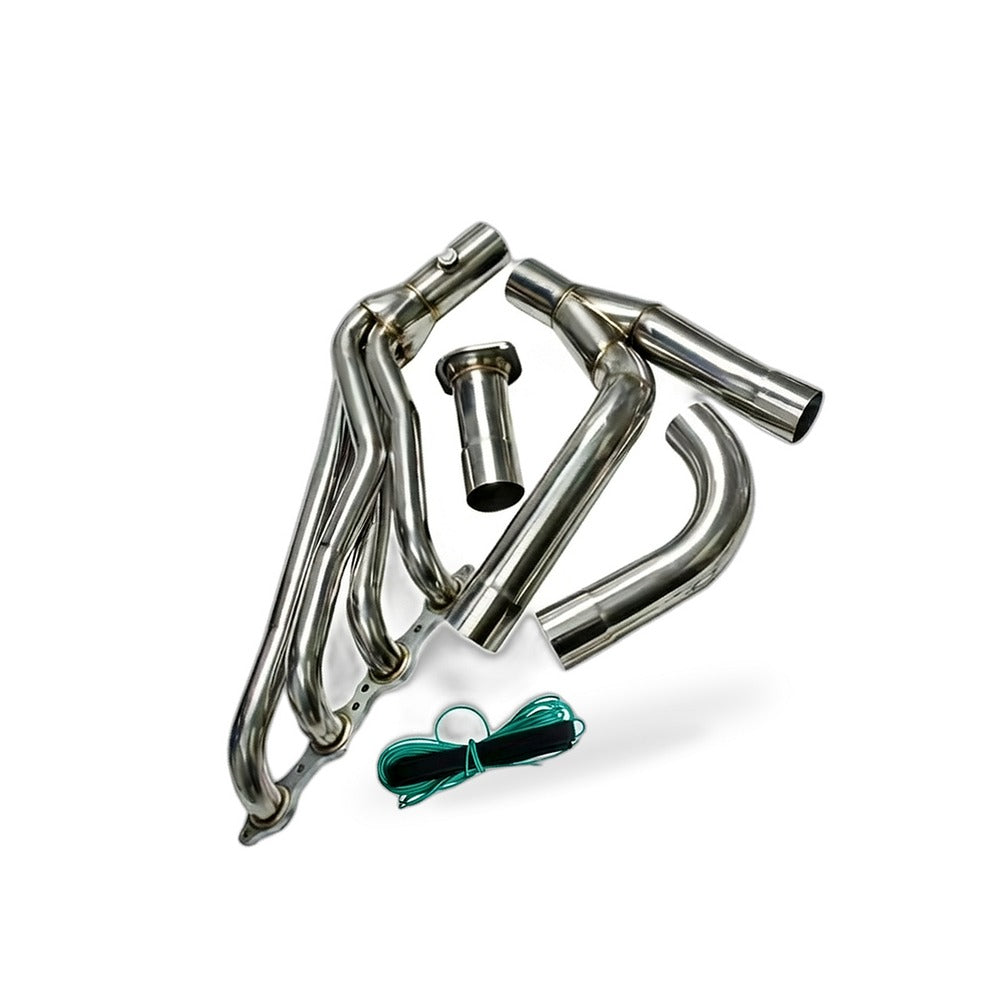 Exhaust Manifold Header with Y-Pipe Suitable for Chevy GMC Silverado Sierra 1500 - BD2