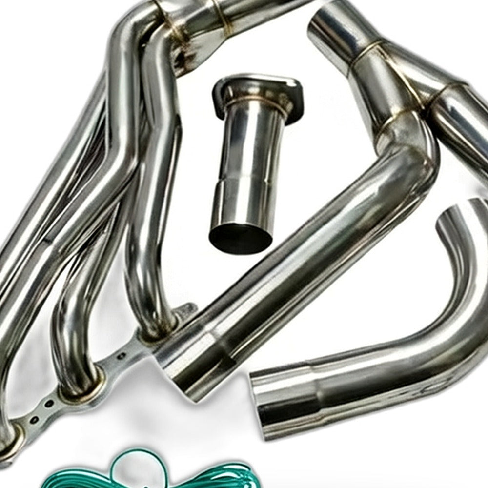 Exhaust Manifold Header with Y-Pipe Suitable for Chevy GMC Silverado Sierra 1500 - XQ1