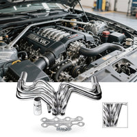 Exhaust Header Suitable for Ford F-150 F-250 Bronco 1987-1996 5.8L V8 MT001024 - BG1