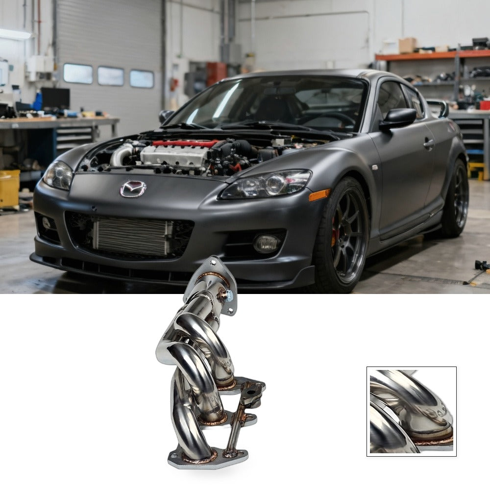 Exhaust Header Suitable for Mazda RX-8 SE3P 1.3L 2003-2011 MT001079 EH28094 - BG1