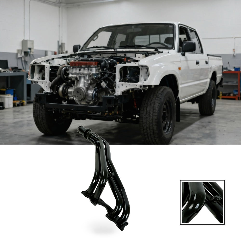 TRI-Y Exhaust Header Suitable for Nissan D21 Pickup 1990-1995 2.4L - BG1
