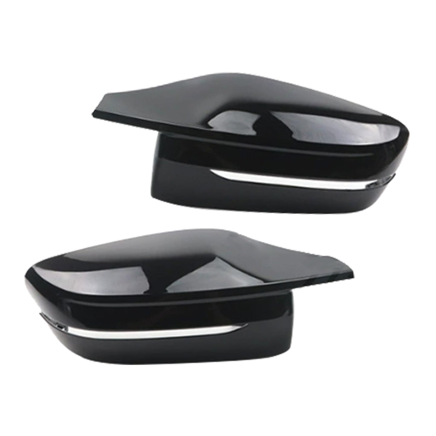 LH+ RH Side Gloss Black Mirror Cover Caps Suitable For BMW G20 G21 G22 G26