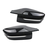 LH+ RH Side Gloss Black Mirror Cover Caps Suitable For BMW G20 G21 G22 G26