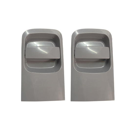 Pair of Grey Left & Right Outer Sliding Door Handles Suitable For Hyundai iLoad / iMax 2008-2015