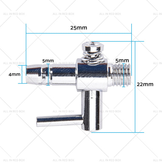 4mm Air Flow Distributor Controller Valves Suitable For Aquarium Fish Tank Pond Pump Hose