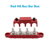 {{ 2PCS M8 4 Post 250A DC 48V Studs Bus Bar Power Distribution Box Terminal Block }} - Buy Car Parts Online at {{ Kaka Auto Parts }}.