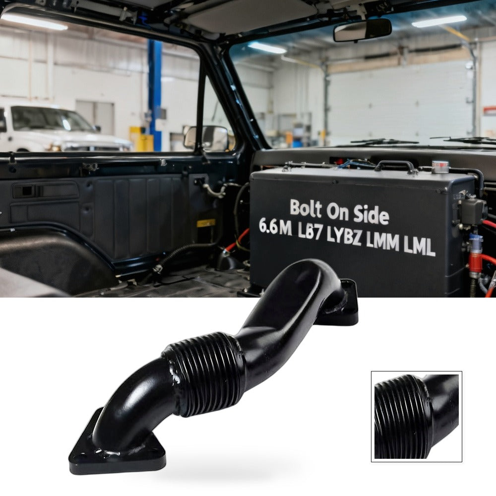 Bolt On Passenger Side Up-Pipe Suitable for Duramax 6.6L LB7 LLY LBZ LMM LML - BG1