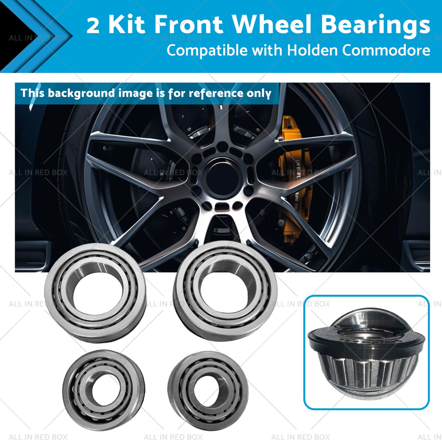 {{ 2 Kit Front Wheel Bearings Suitable for Holden HQ-WB Commodore VB VC VH VK VL VN }} - Buy Car Parts Online at {{ Kaka Auto Parts }}.
