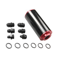 Universal Car 100 Micron AN6 AN8 AN10 Aluminum High Flow Fuel Inline Petrol Filter Suitable For Most Fuel Systems