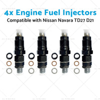 {{ 4x Engine Fuel Injectors Suitable for Nissan Navara TD27 D21 2. 7L 16600-43G23 }} - Buy Car Parts Online at {{ Kaka Auto Parts }}.